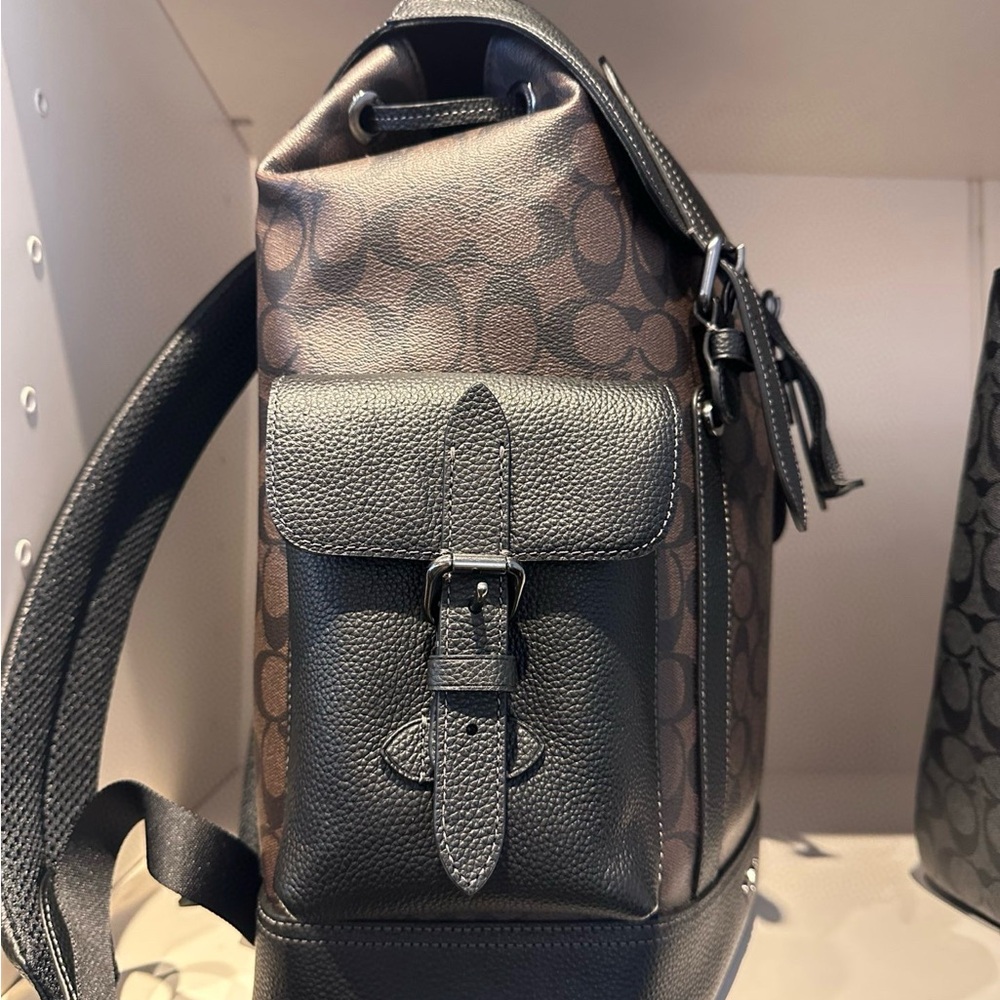 NWT Coach Hudson Backpack in Signature c r388 - Picture 6 of 16